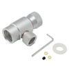 CO2 Refilling Adapter CGA320//TR21-4 Soda Valve Connector ASA Accessories Silver