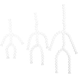 VILLCASE Doll Armature, Body Joint Skeleton Plastic Figure Movable Skeleton, Adjustable Puppet Frame for Stuffed Animal Bear Dolls Making DIY Crafts, 6pcs