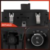 A-Premium Headlight Switch Instrument Panel Headlamp Dimmer Switch Compatible with