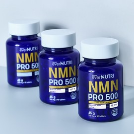 Ever Nutree NMN Pro 500 High-Content Broccoli Extract Vegetable NMN / 에버뉴트리 NMN 프로 500 고함량 브로콜리 추출물 식물성 엔엠엔
