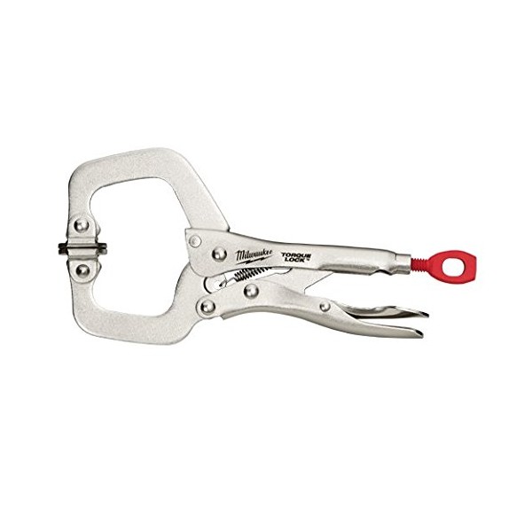Locking C-Clamp, 6In, Chrome Plated, 1Pc
