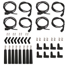 5ft Spark Plug Wire Set with Straight 90 135 Degree Boots, 8Pcs, Compatible with LS1 LS2 LS3 LQ4 LQ9 LM7 LM4 LS6 LC9 LY6 LH8 LMG L99, 5.3 5.7 6.0 6.2L, #551083