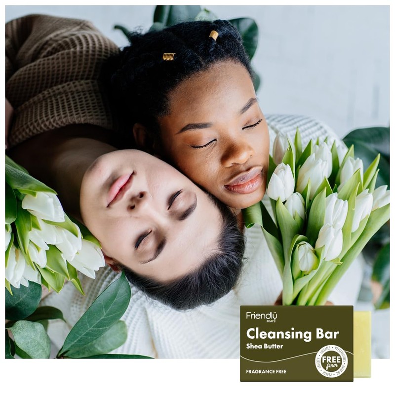 Friendly Soap Natural Handmade Shea Butter Facial Cleansing Bar