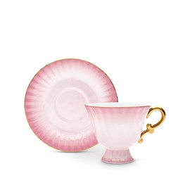 T2 Tea-Ombre Opulence Pink Cup And Saucer 170ml