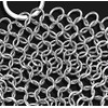 316 Stainless Steel Chainmail Scrubber for Cast Iron Pans, Skillets,