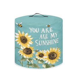 NETILGEN Air Fryer Dust Cover Compatible with 8 Quart, Dust Protection Pressure Cooker Cover with Top Handle and Storage Pockets for Women Wife Gift, You Are My Sunshine