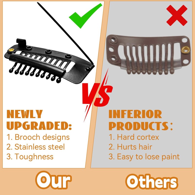 10Pcs Strong Chunni Clips With Safety Pin, Dupatta Clips, Wig