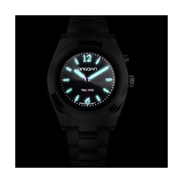 QINGQIAN English Voice Talking Watch for Blind,Visually impaired or Elderly,Men's