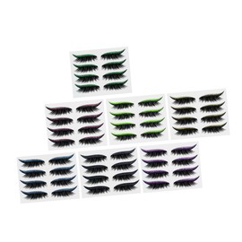 TOVINANNA 28 Pairs Eye Makeup Stickers Strip Lashes Eyeliner Decals for Women Girls Travel