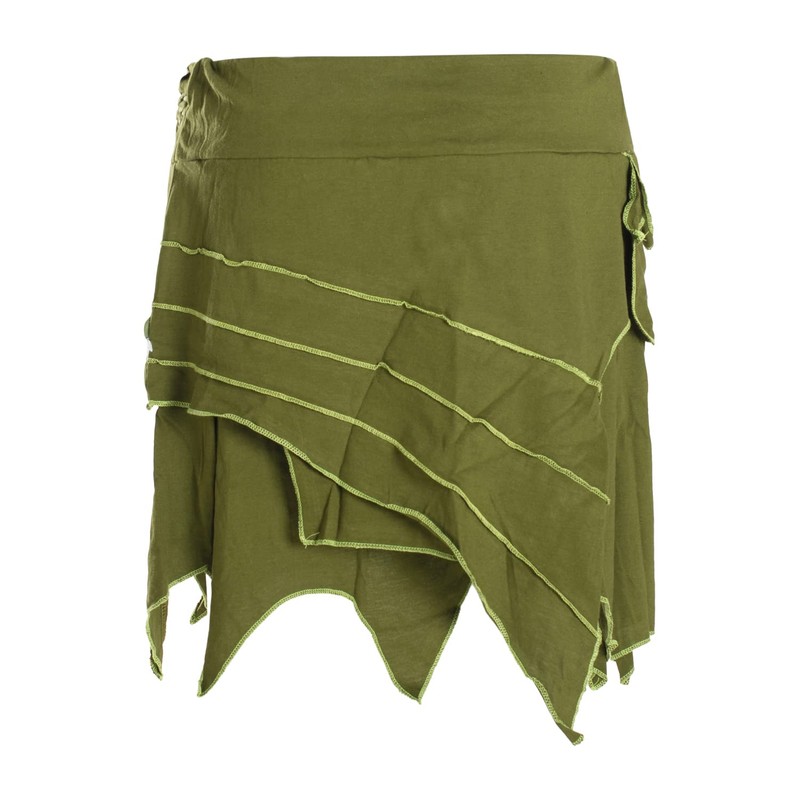 Vishes - Alternative Clothing - Women's Skirt Goa Pointed Skirt