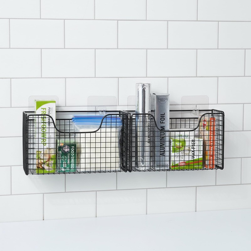 2 Pack Aluminum Foil Organizer, Foil and Plastic Wrap Organizer,