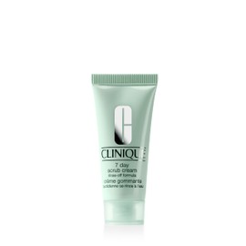 Clinique 7 Day Daily Gentle Face Exfoliator Lightweight Scrub Cream For All Skin Types | Mild Face Scrub With Silica | Exfoliating + Refining, 3.4 Fl Oz