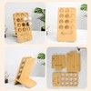 Essential Oil Rack Bamboo 12 Holes Essential Oil Bottle Display