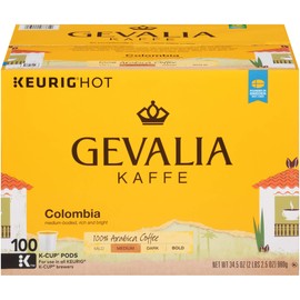 Gevalia Colombia Medium Roast K-Cup® Coffee Pods, 100 ct Box