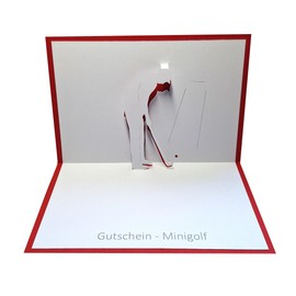 Gutschein - Minigolf, Schwarzlicht-Minigolf, Golf