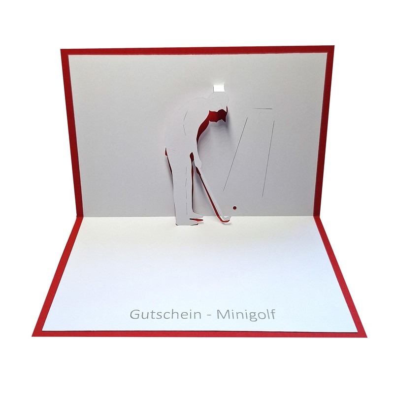 Gutschein - Minigolf, Schwarzlicht-Minigolf, Golf