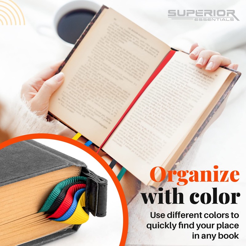 Superior Essentials Magnetic Bible Bookmark - Genuine Leather, Attachable Bible