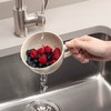 Zeal Berry Colander Cup, Small Hand-held Cup Shape Melamine Strainer/Sieve,