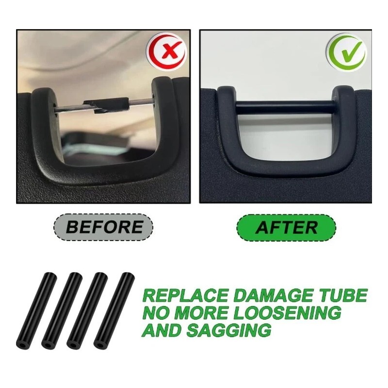 ROMASO 4Pcs Sun Visor Repair Kit for 2007-2017 JEEP WRANGLER