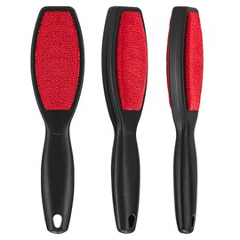 Lint Brushes - TRACOMPAN 3pcs Reusable Plastic Multi-Functional Pet Hair Remover Brush for Clothes, Furniture, Carpets & Blankets - Effective Pet Hair, Lint & Fluff Removal Tool for Daily Use