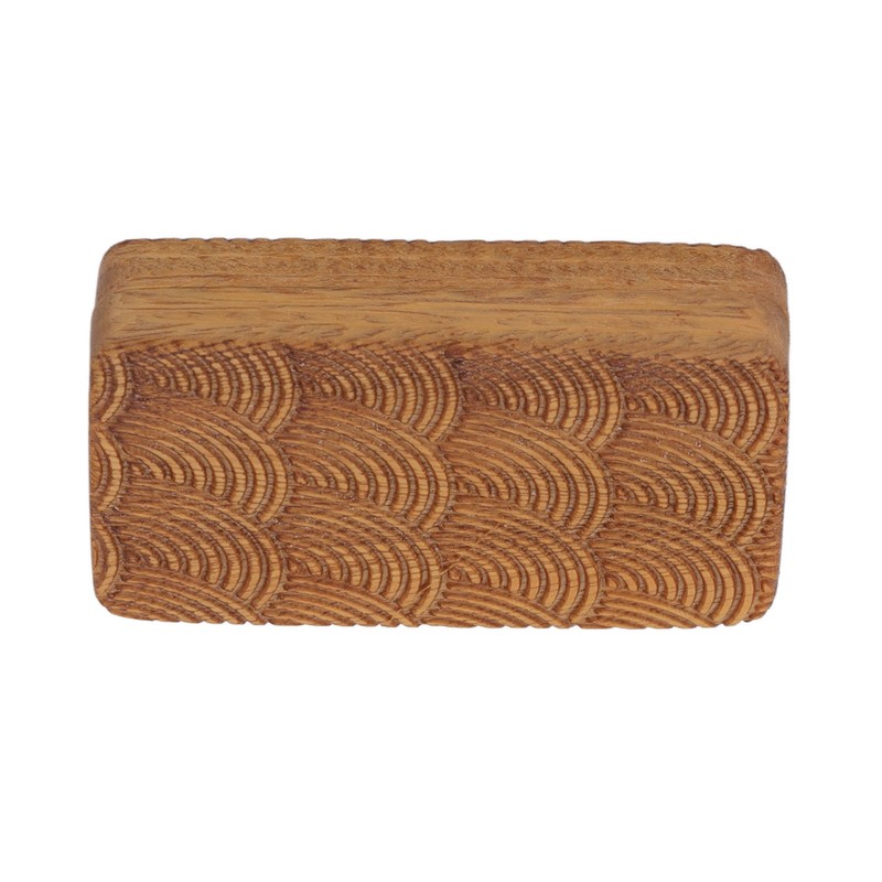 Fidget Slider Green Sandalwood Water Ripples Designed Magnetic Push Slider