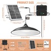 APILAB Solar Shed Light Indoor Outdoor, 2000LM Daytime Available Pendant