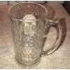 Bacardi Oakheart Rum Stein-14 oz Beer Mugs, Heavy Glass Drinking