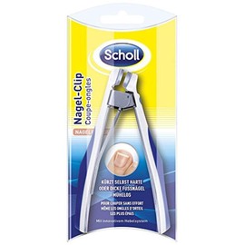 Scholl Fußnagel-Clip, Nagelclip, auch bei harten oder dicken Fußnägeln, 1er Pack (1 x 1 Stück)