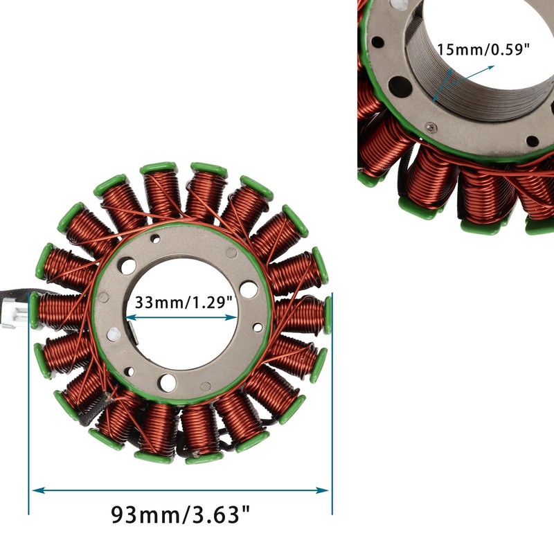GOOFIT 18 Coil Motorcycle Magneto Stator Coil Motor Accessories Replacement