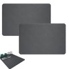 2PCS Draining Board Mats, Kitchen Super Absorbent Draining Mat, Folding