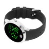 Men Digital Watch Round Color Screen Waterproof Backlit Ultra Thin