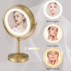 Cavoli 8.5 inch LED Makeup Mirror with 10X Magnification, Three