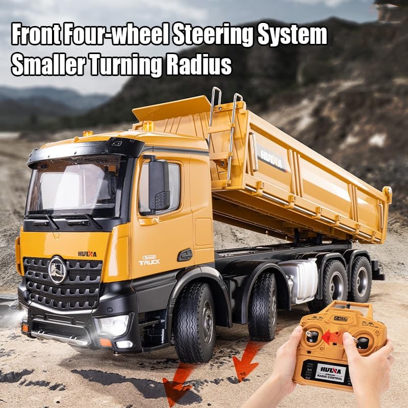 Ssccgym 20-Inch Remote Control Dump Truck 12-Channels 1/14 Scale 13