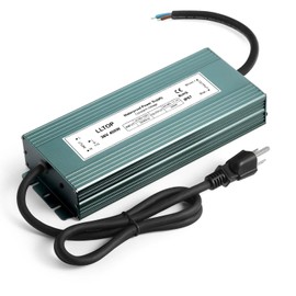 LLTOP 36v DC Power Supply 400w 11.1A Waterproof AC110v/120v to 36vdc Converter Constant Voltage Outdoor Transformer for Pump Humidifier LED Lights