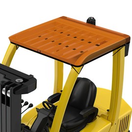 KEMIMOTO Forklift Shade Cover Heavy Duty Waterproof Fork Truck Sunshade Top 51in x 43in Anti-UV Rain Canopy Cover for Forklift Capacity up to 8000 lb