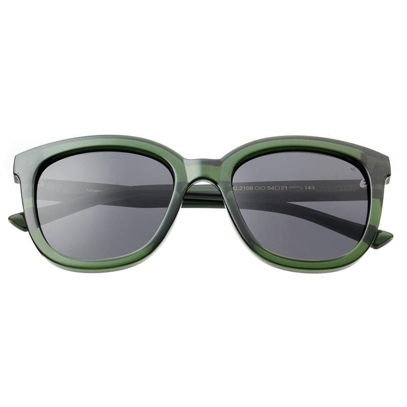 A.kjaerbede Billy Dark Green Transparent Sumglasses
