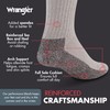 Wrangler - Mens Socks - Cushion Work Crew Socks Size
