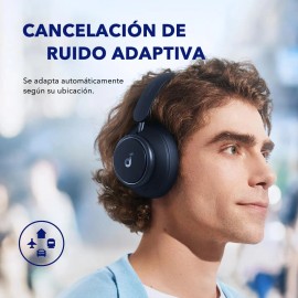 Audfonos Diadema Gamer Soundcore Space Q45, Inalmbricos, Gamer, Cancelacin Activa de Ruido (reduce hasta 98), 50h con ANC y 65h estndar, Hi-Res,...   