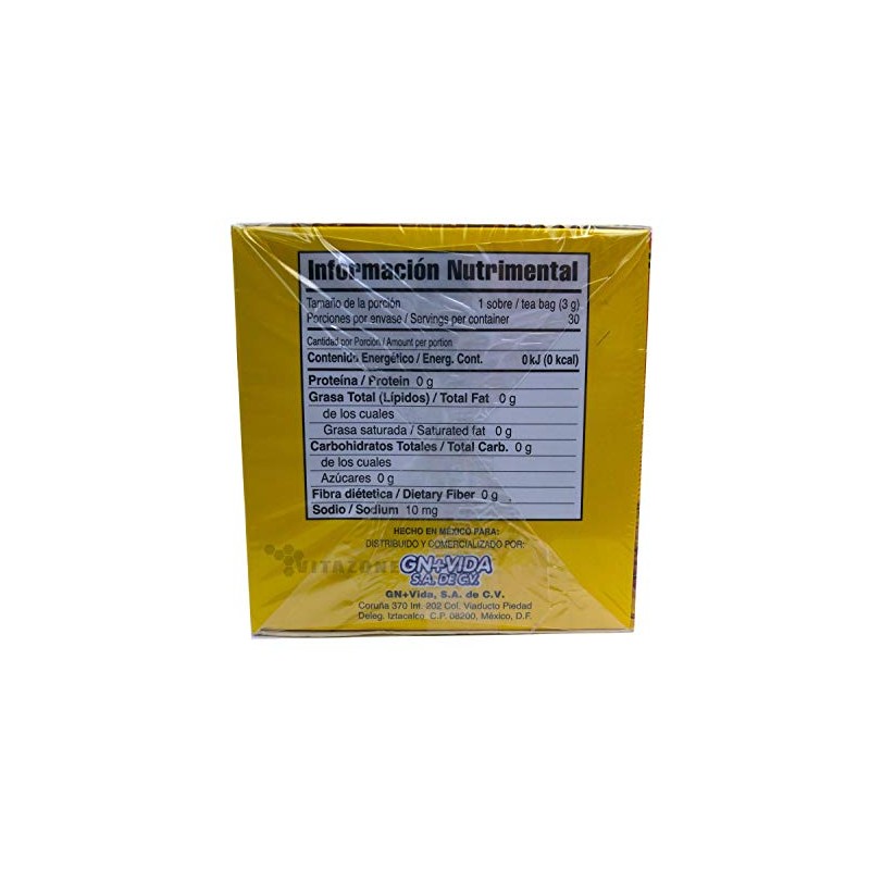 Piñalim Gn+Vida Té 30 Sobres - 3 Cajas De 30