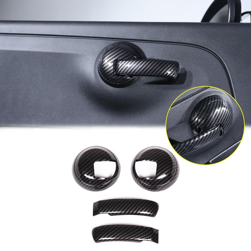 METYOUCAR Car Door Pull Handle Compatible with Fiat 500 2010-2021