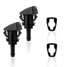 2 Pack Front Windshield Washer Nozzles for Jeep, Chrysler, Dodge, Windshield Nozzle Replacement, Replaces OEM #: 5303833AA 5116079AA