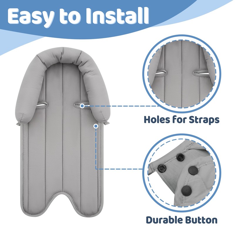 Pro Goleem Infant Car Seat Insert, Babybody Support for Toddler,