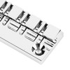 12 String Saddle Tailpiece Metal Chrome Color Saddle Bridge Top