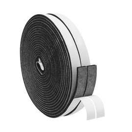 DGSL Foam Insulation Tape, 1/2In x 1/8In x 33Ft Weather Stripping Door Seal Strip for Doors and Windows,Sliding Door,Sound Proof Soundproofing Door Seal,Weatherstrip,Air Conditioning Seal Strip