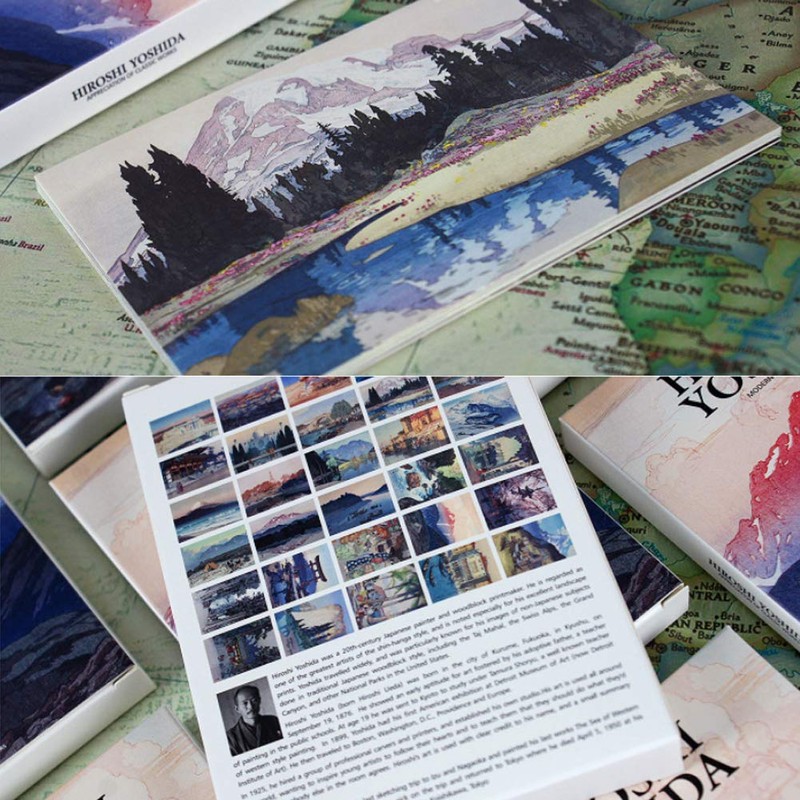 HOSTEESSCHOICE Beautiful Art Postcards set of 30 Japanese Artist Hiroshi