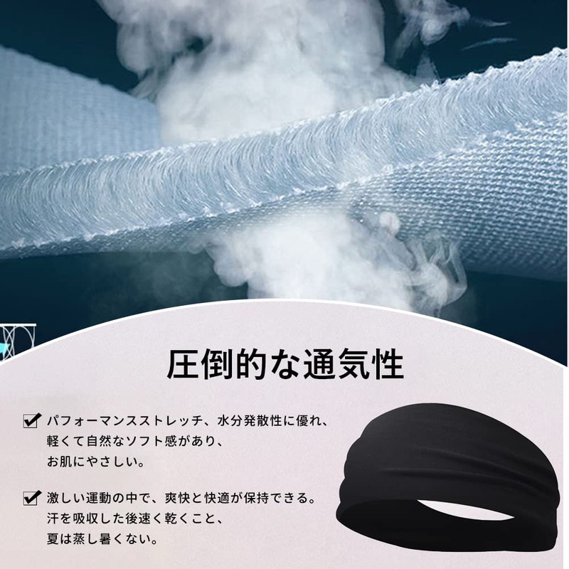 Men's Headband, UV Protection Factor UPF 50+ (Tested), Incredibly Sweat