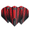 WINMAU Prism Alpha Red with Black Stars Extra Thick Dart