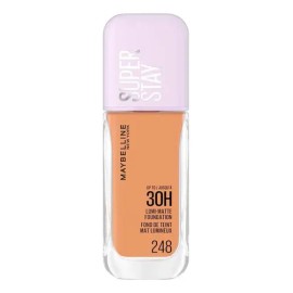 Maybelline Super Stay Lumi Matte Base de Maquillaje Líquida, Alta Cobertura con Acabado Mate Luminoso, Tecnología Lightwear 30H de Duración, Tono 248,
