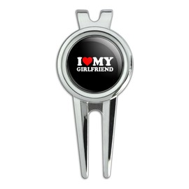 GRAPHICS & MORE I Heart My Girlfriend Golf Divot Repair Tool and Ball Marker