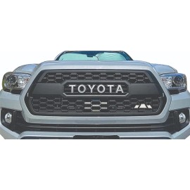 Jameskgti Tri-Mountain Grille Emblem SUV Truck Badge for Tacoma 4Runner Tundra